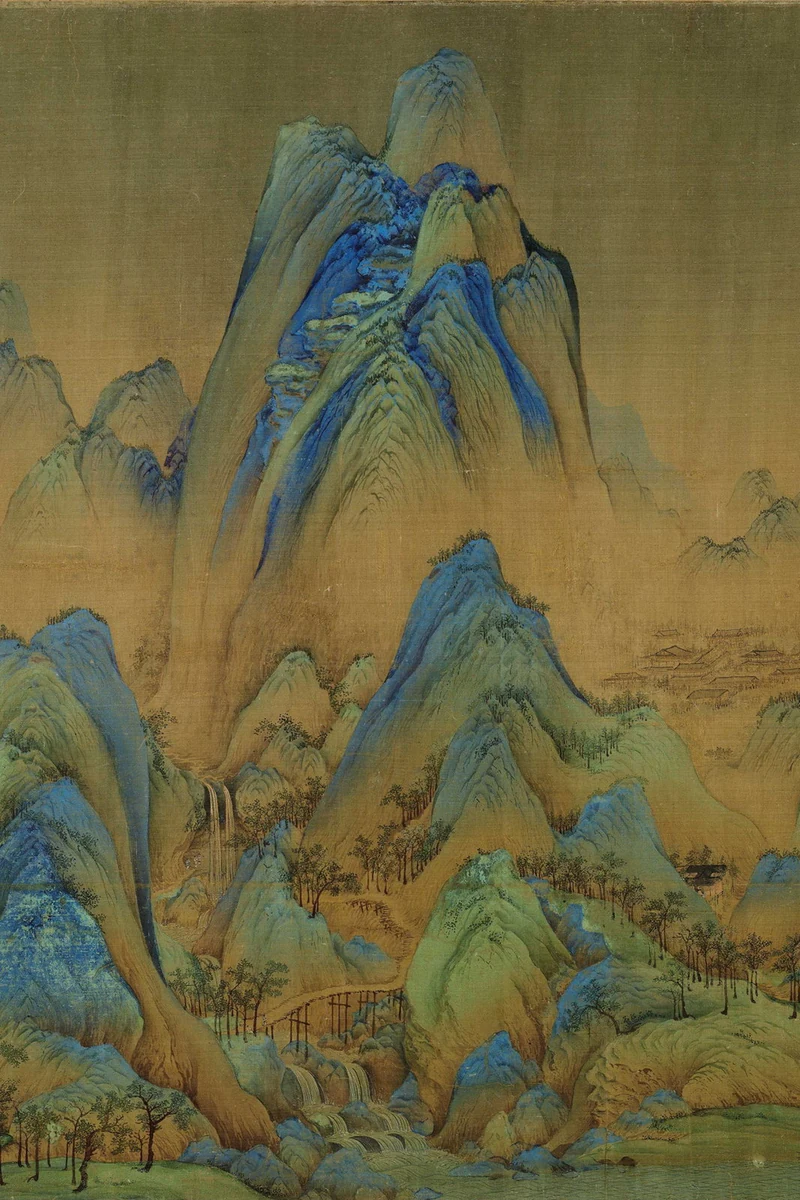 王希孟《千里江山图》（画作局部）